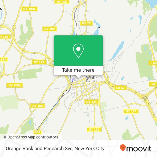 Mapa de Orange Rockland Research Svc