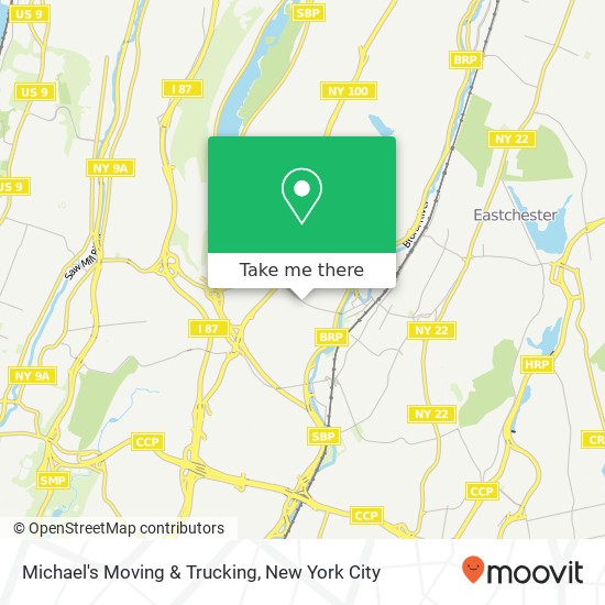 Michael's Moving & Trucking map
