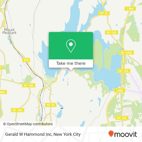 Mapa de Gerald W Hammond Inc