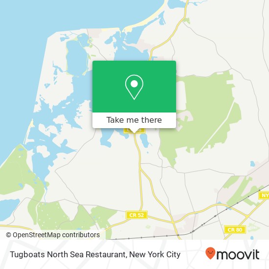 Mapa de Tugboats North Sea Restaurant