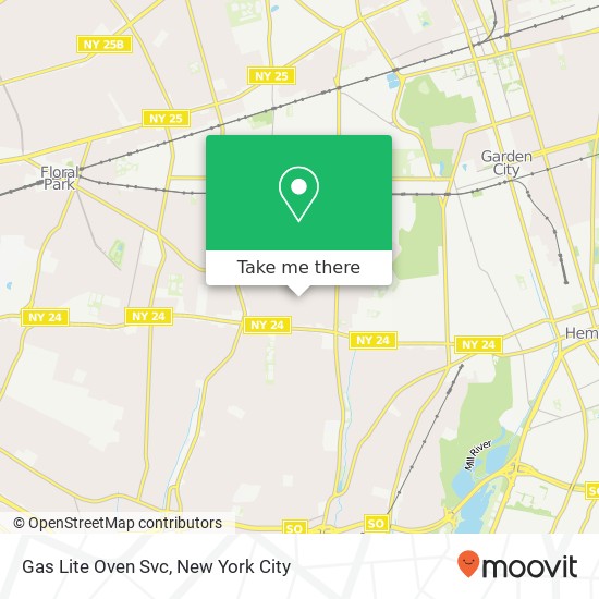 Gas Lite Oven Svc map