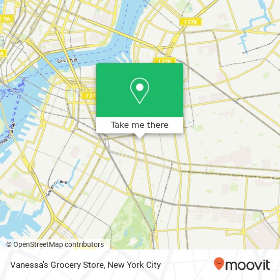Mapa de Vanessa's Grocery Store