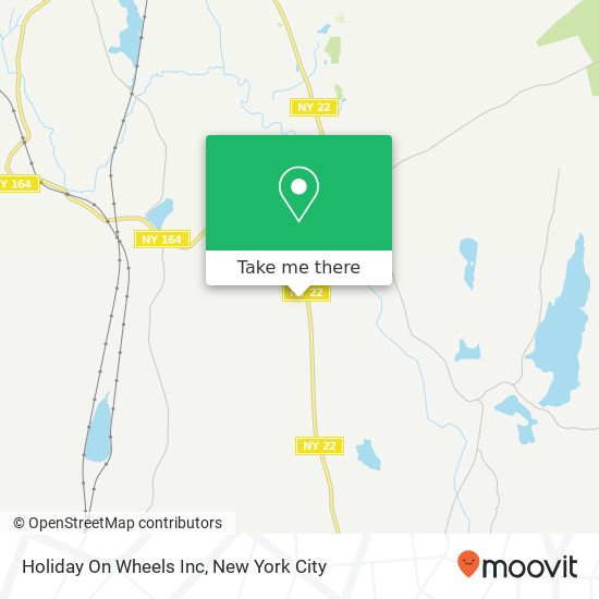 Holiday On Wheels Inc map