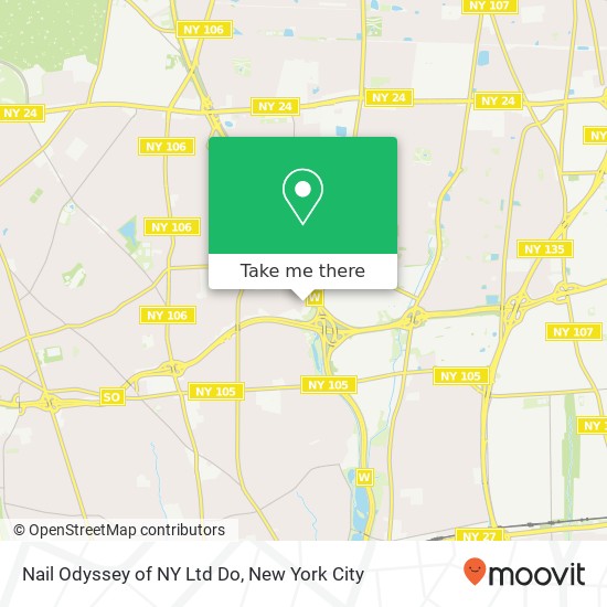 Nail Odyssey of NY Ltd Do map
