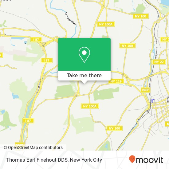 Mapa de Thomas Earl Finehout DDS