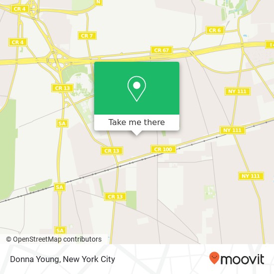 Donna Young map