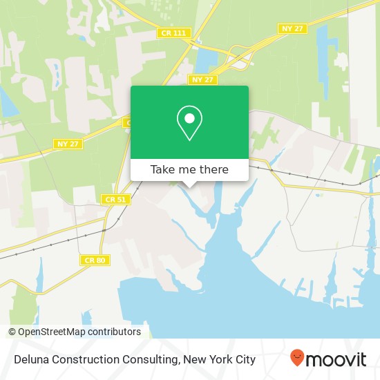 Deluna Construction Consulting map