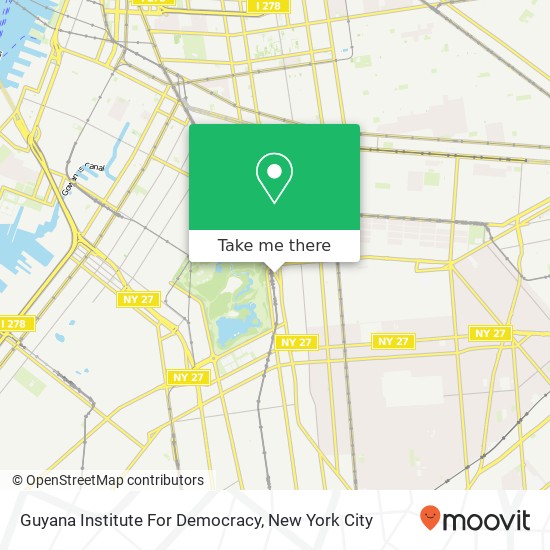 Mapa de Guyana Institute For Democracy