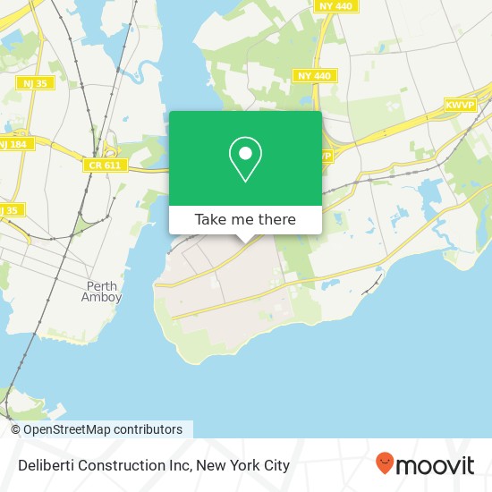 Mapa de Deliberti Construction Inc