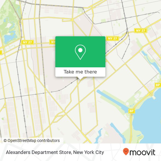 Alexanders Department Store map