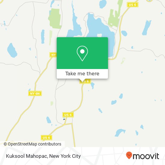 Mapa de Kuksool Mahopac