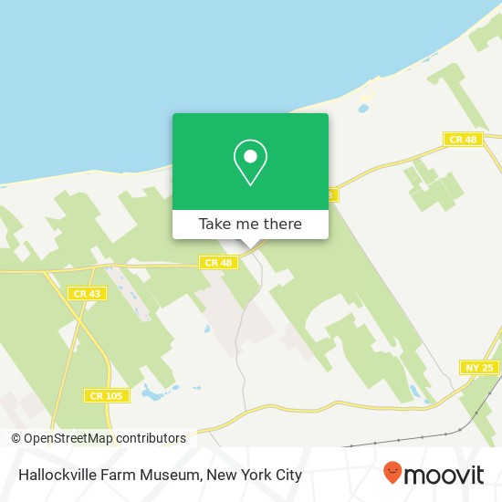 Hallockville Farm Museum map