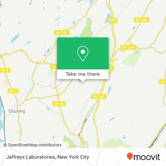 Jaffreys Laboratories map