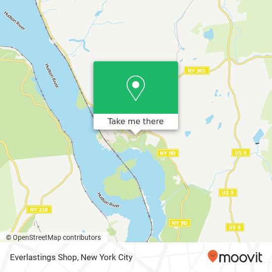 Everlastings Shop map