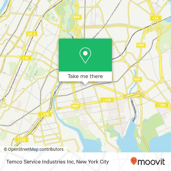 Mapa de Temco Service Industries Inc
