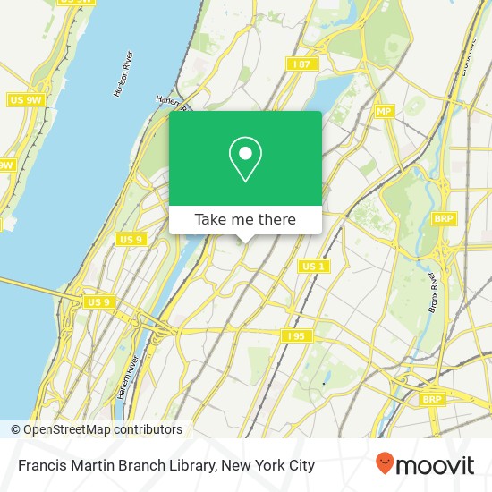 Mapa de Francis Martin Branch Library