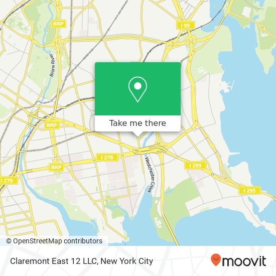 Mapa de Claremont East 12 LLC