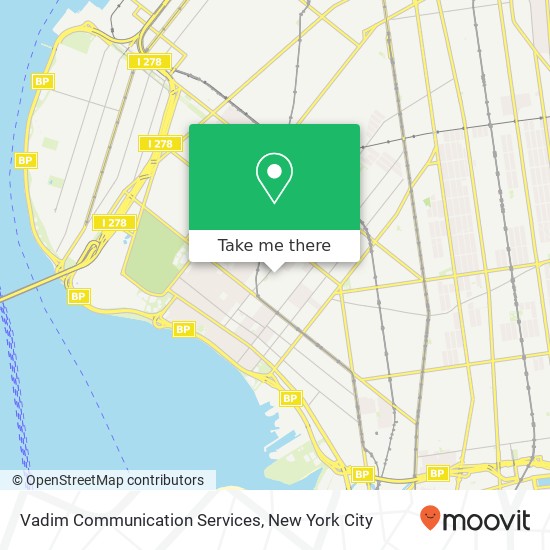 Mapa de Vadim Communication Services