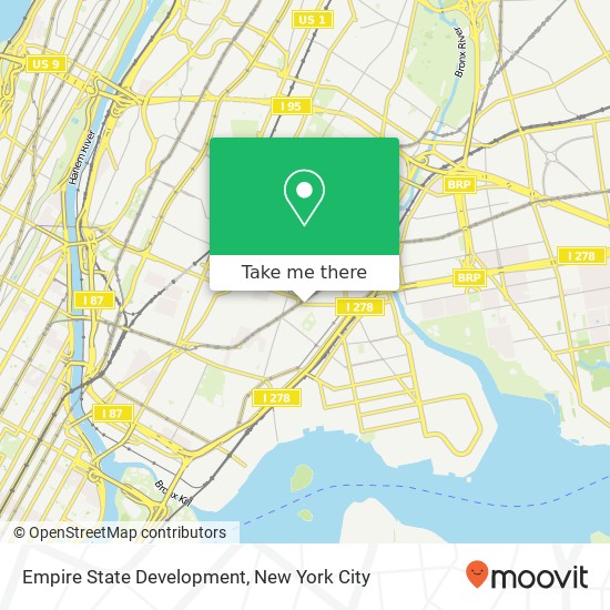 Mapa de Empire State Development