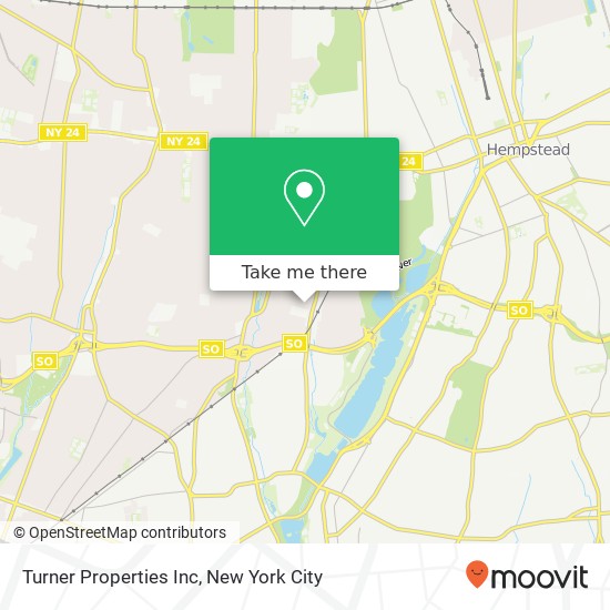 Turner Properties Inc map