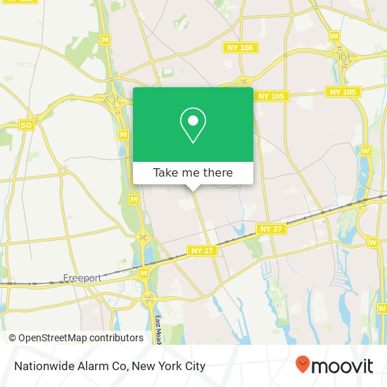 Mapa de Nationwide Alarm Co