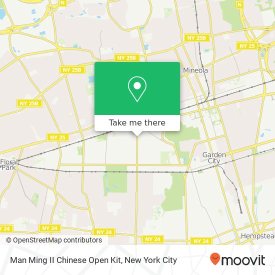 Mapa de Man Ming II Chinese Open Kit