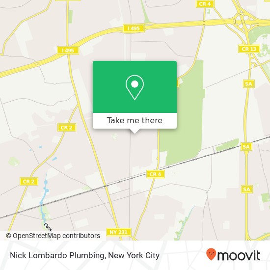 Mapa de Nick Lombardo Plumbing