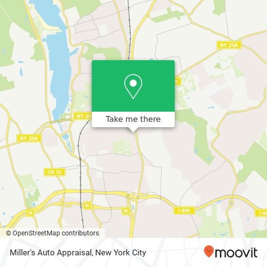 Miller's Auto Appraisal map