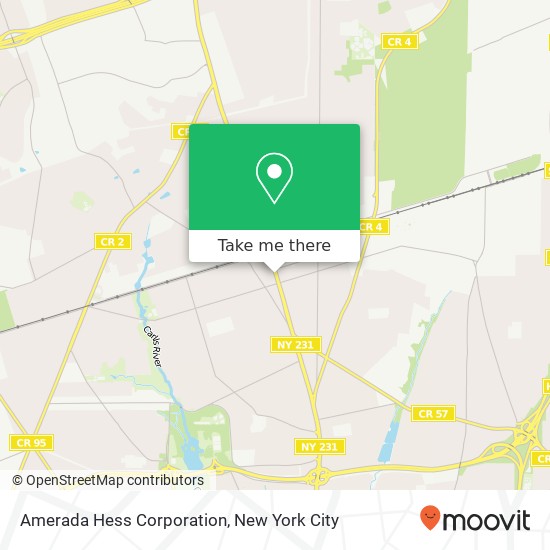 Amerada Hess Corporation map