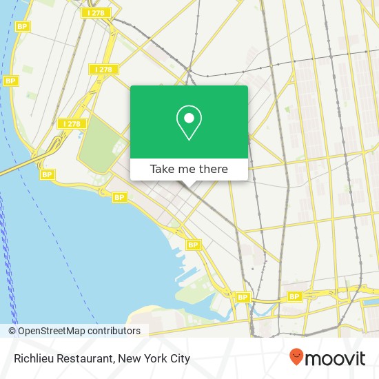 Mapa de Richlieu Restaurant