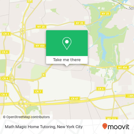 Math Magic Home Tutoring map