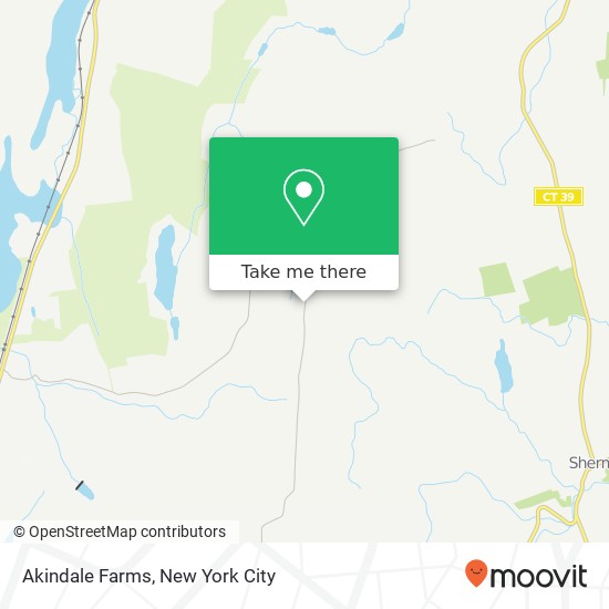 Mapa de Akindale Farms