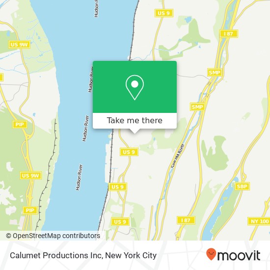 Mapa de Calumet Productions Inc