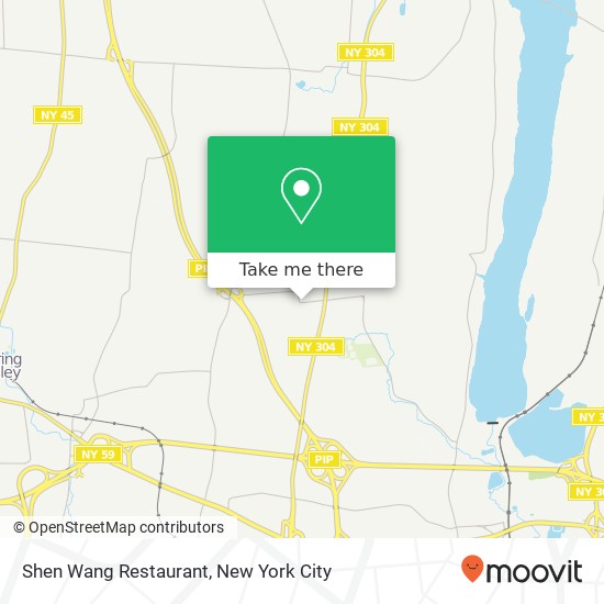 Mapa de Shen Wang Restaurant