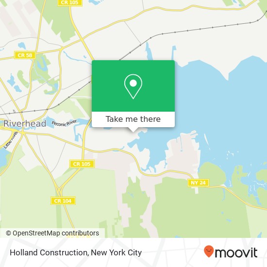 Holland Construction map