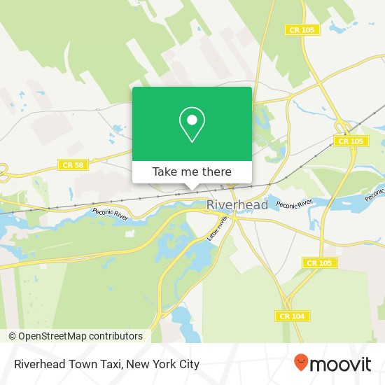 Riverhead Town Taxi map