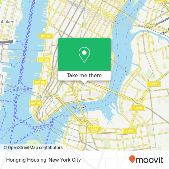 Mapa de Hongnig Housing
