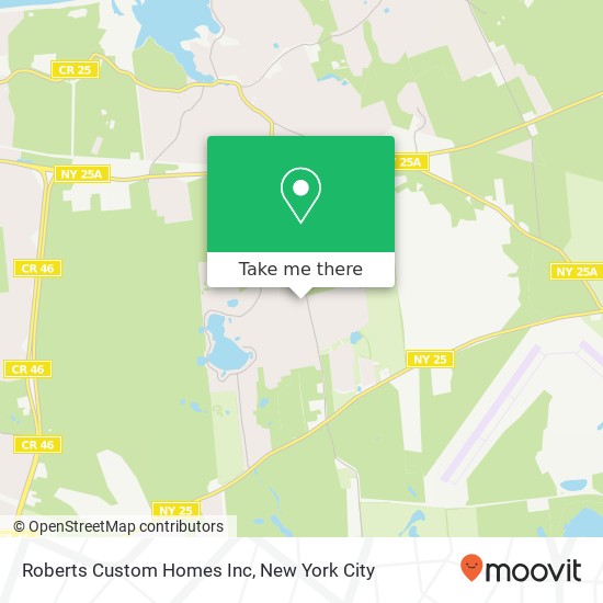 Roberts Custom Homes Inc map