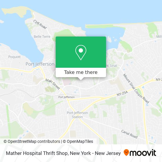 Mather Hospital Thrift Shop map