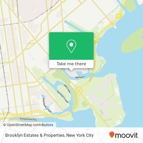 Mapa de Brooklyn Estates & Properties