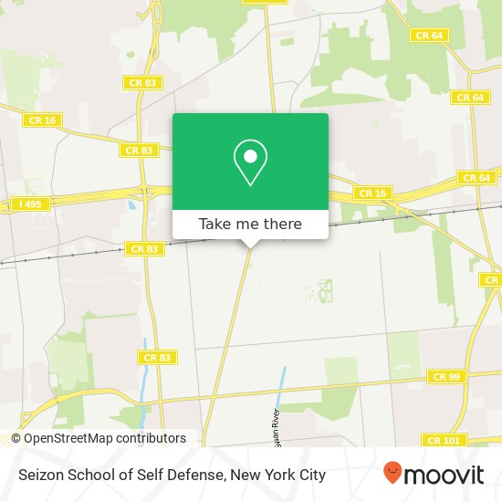 Seizon School of Self Defense map