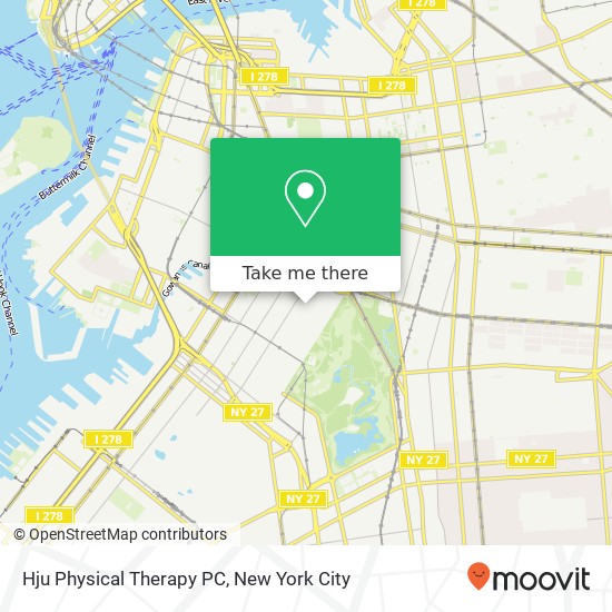 Hju Physical Therapy PC map