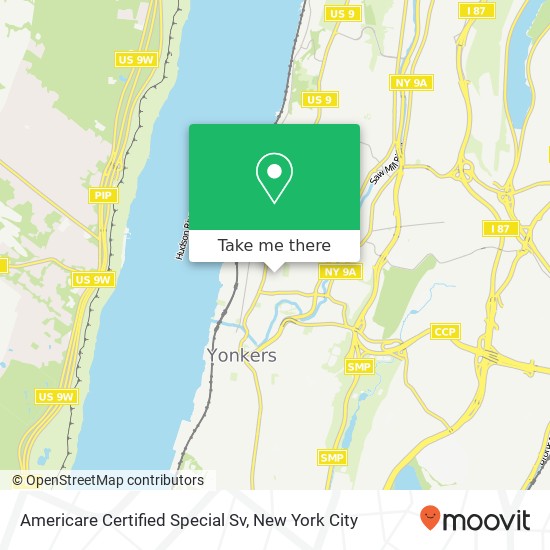 Americare Certified Special Sv map