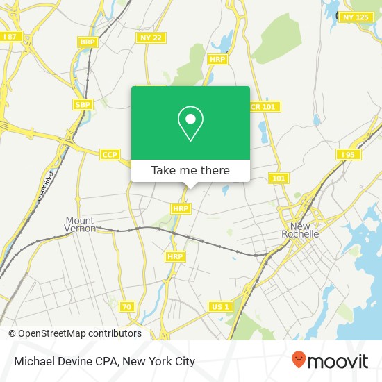 Michael Devine CPA map