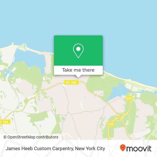 Mapa de James Heeb Custom Carpentry