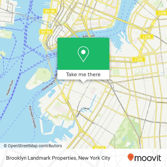 Brooklyn Landmark Properties map