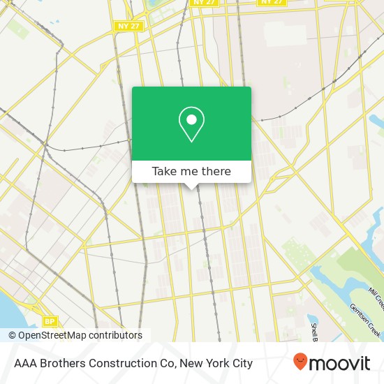 AAA Brothers Construction Co map