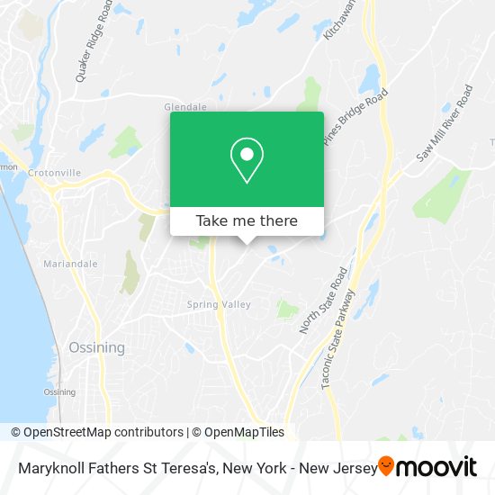 Maryknoll Fathers St Teresa's map