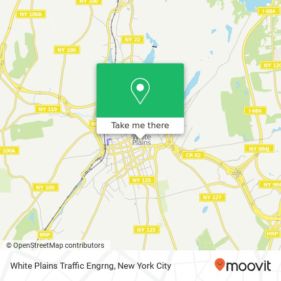 Mapa de White Plains Traffic Engrng