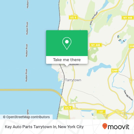 Key Auto Parts Tarrytown In map